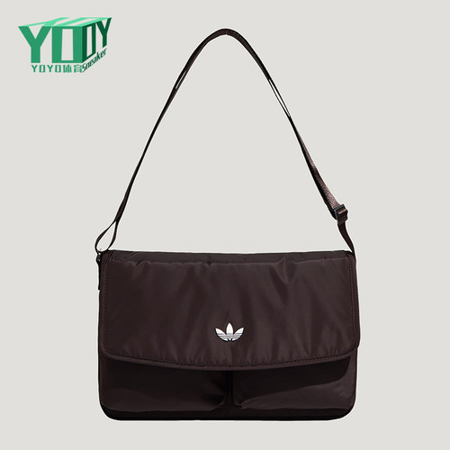 Adidas/阿迪达斯正品三叶草男女日常时尚经典休闲斜挎包KT7417