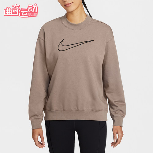 Nike/耐克正品女士经典套头时尚休闲跑步运动卫衣DQ5543-233