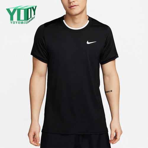 Nike/耐克正品Court Advantage男士休闲圆领运动短袖FD5321-011