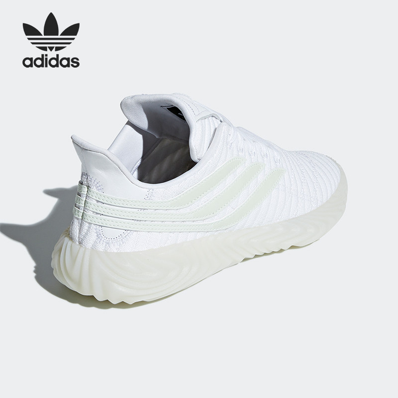 Adidas/阿迪达斯正品男士网布皮革透气低帮运动休闲鞋B41966