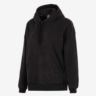 Puma/彪马羊羔绒女子加绒保暖连帽运动套头卫衣672132-01