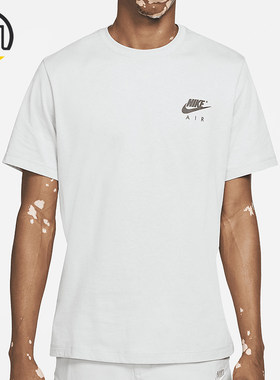 Nike/耐克正品AIR空新款男浅灰色轻盈吸汗经典短袖T恤DD3355-012