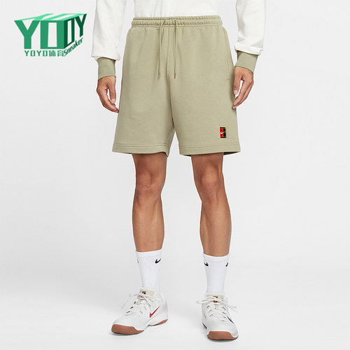 Nike/耐克正品2025男士透气针织网球运动刺绣训练短裤HM6769-276