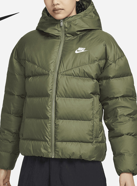 Nike/耐克正品Storm-FIT女士运动保暖连帽羽绒服DQ5904-222