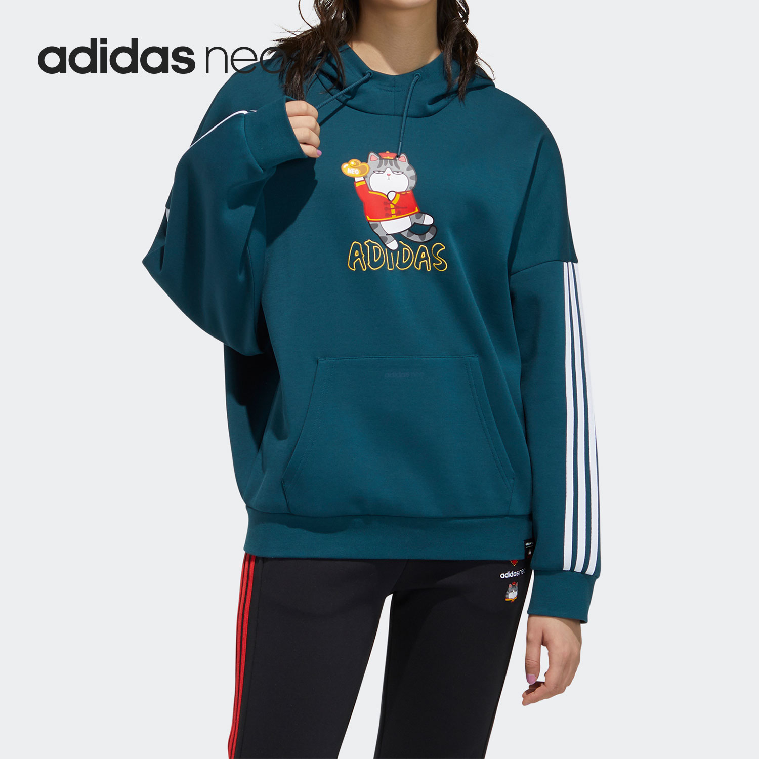 阿迪达斯正品女子卫衣