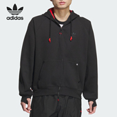 连帽经典 三叶草男士 透气夹克外套JN5829 阿迪达斯正品 Adidas