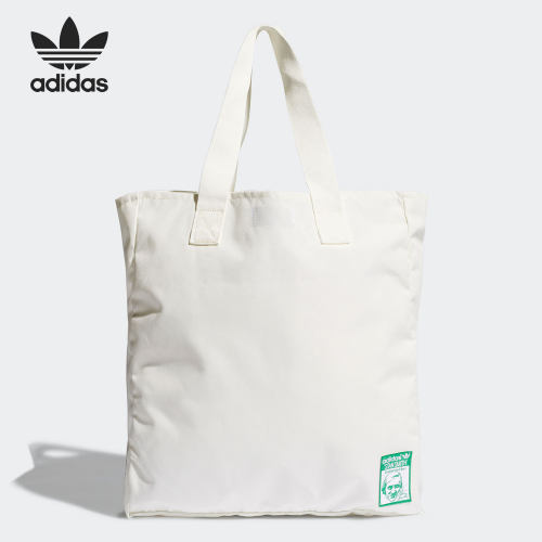 Adidas/阿迪达斯正品三叶草男女帆布手提包运动环保购物包 GN3205