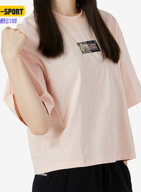 Skechers/斯凯奇正品夏新款透气女子运动休闲圆领短袖T恤L222W004
