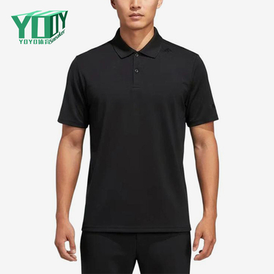 Adidas/阿迪达斯正品纯色套头短袖Polo衫男经典短袖Polo衫KG0818