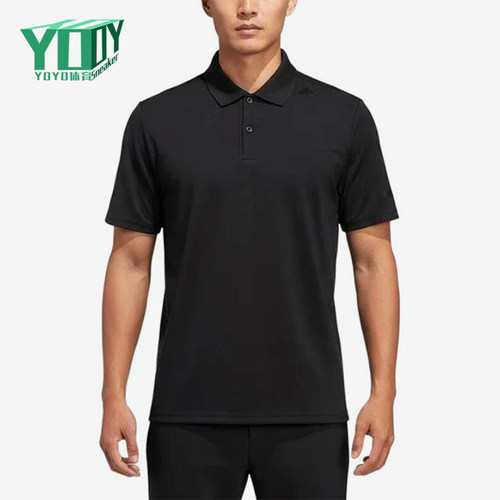 Adidas/阿迪达斯正品纯色套头短袖Polo衫男经典短袖Polo衫KG0818