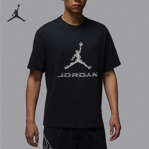 Nike/耐克正品JORDAN男士针织透气运动宽松短袖HQ9092-010