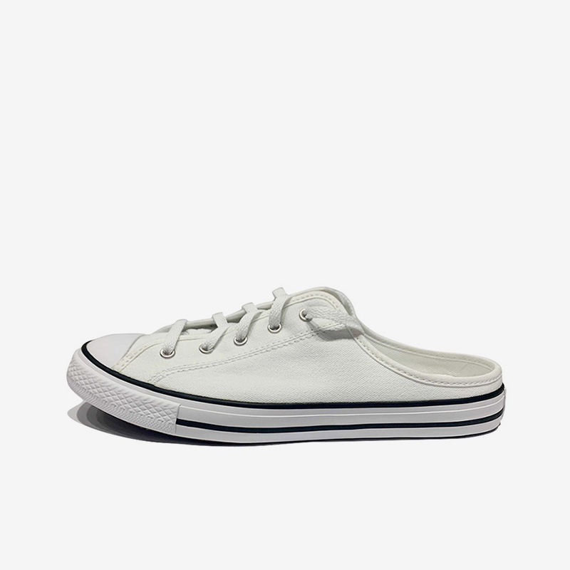 Converse匡威 夏季女款新款休闲鞋半拖鞋运动帆布鞋白色 567946C