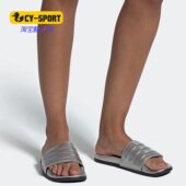 阿迪达斯正品 春季 新款 Adidas 女子一字拖休闲运动拖鞋 FW7683