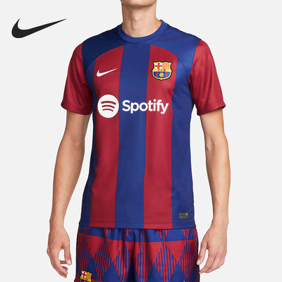 Nike/耐克正品新款男子运动透气休闲足球训练短袖DX2687-456