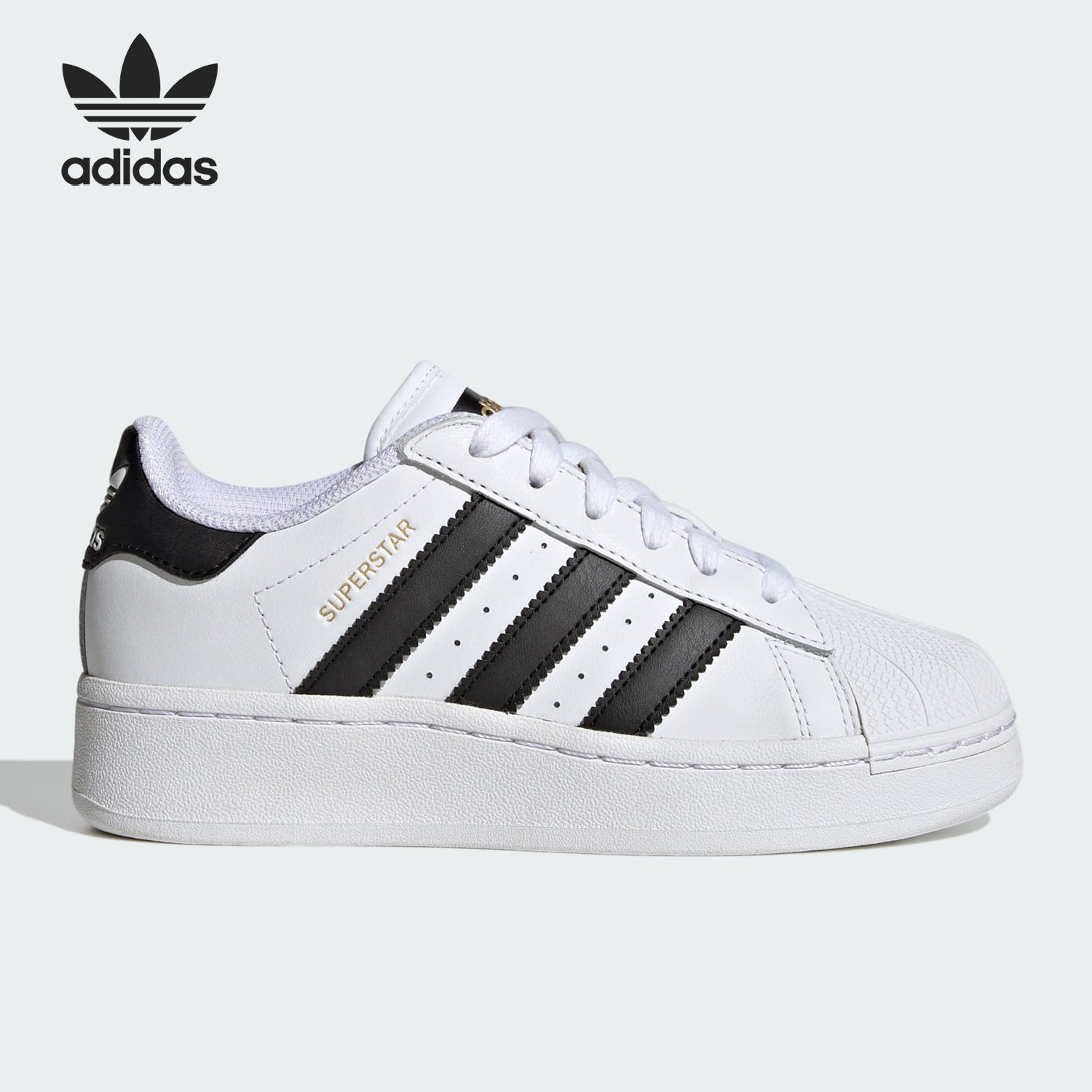 Adidas/阿迪达斯正品三叶草系列大童复古简约运动板鞋IE6808