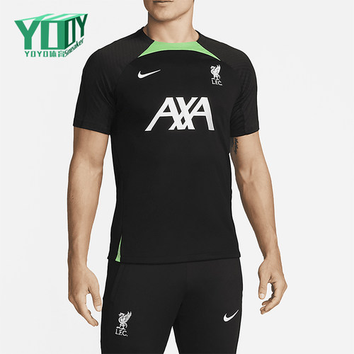 Nike/耐克正品Dri-FIT男士圆领运动足球训练套头短袖DX3020-014