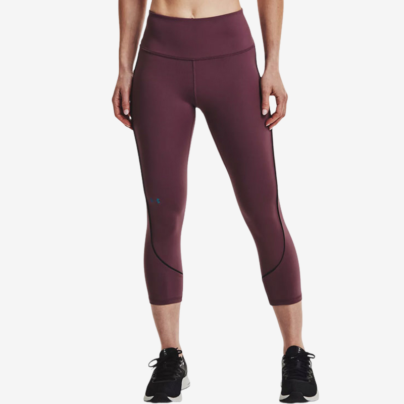 UA/安德玛正品2025新款女子瑜伽透气健身七分紧身长裤1368357-554