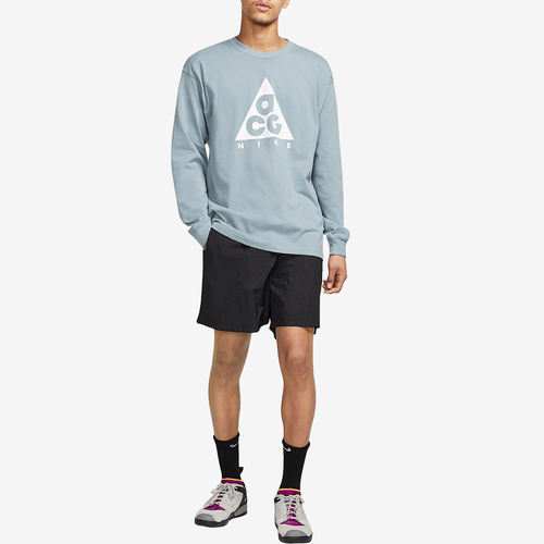 Nike耐克正品ACG户外系列男士柔软舒适圆领印花长袖T恤BQ3457-041
