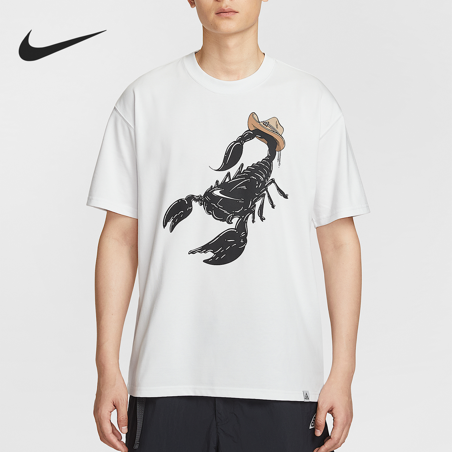 Nike/耐克正品2025夏季款男士宽松户外蝎子短袖HV1291-121