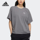 女子运动宽松套头短袖 新款 T恤IA5250 阿迪达斯正品 Adidas