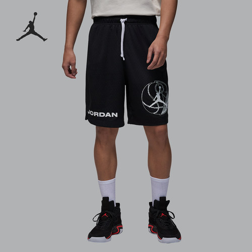 Nike/耐克正品JORDAN男士篮球针织透气系带短裤DZ4123-010