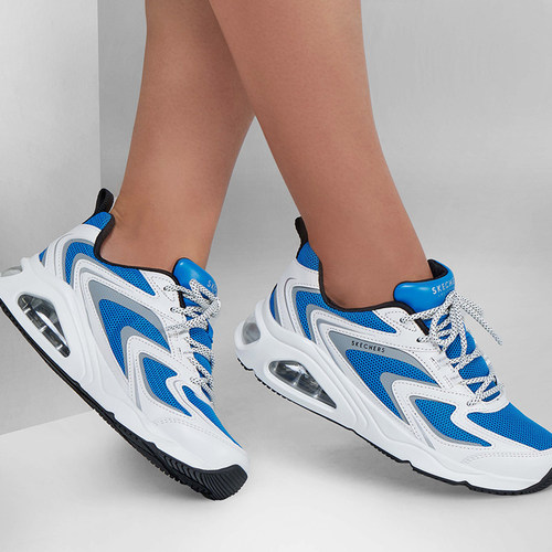 Skechers/斯凯奇正品新款女士复古舒适厚底透气运动跑步鞋