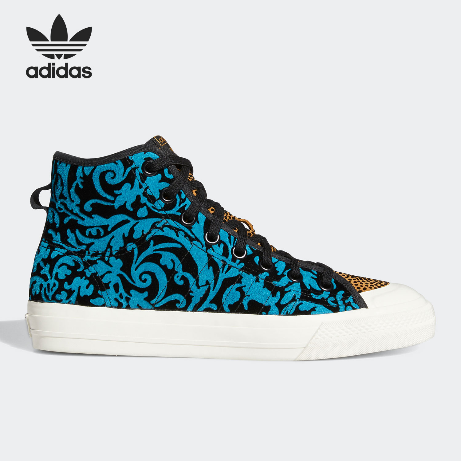 Adidas/阿迪达斯正品originals男女同款透气高帮板鞋FX8498