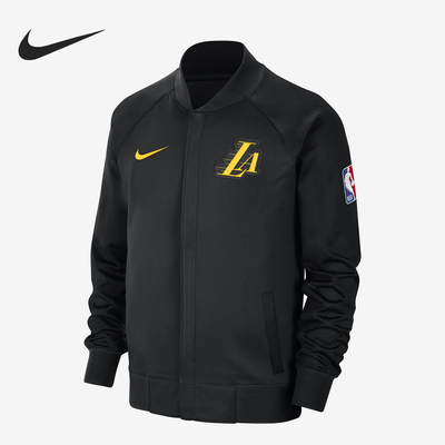 Nike/耐克正品Dri-FIT洛杉矶湖人队男士夹克外套DX9382-010
