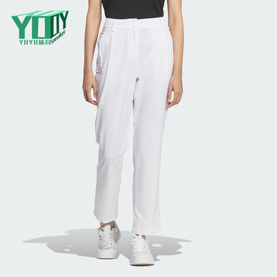 Adidas/阿迪达斯正品2026女士运动运动高尔夫梭织简约长裤KA4314