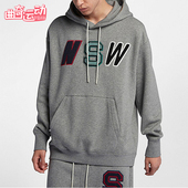 耐克正品 Nsw oversize男士 Nike 连帽加绒运动宽松卫衣943574 091