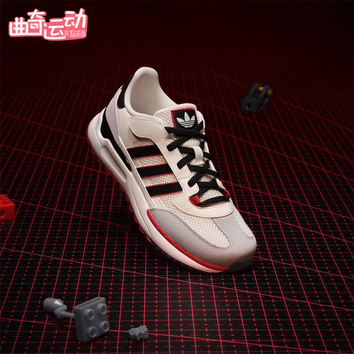 Adidas/阿迪达斯正品三叶草大童系带透气低帮耐磨运动鞋KI8170