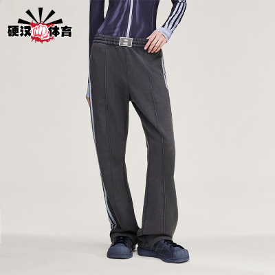 Adidas/阿迪达斯正品三叶草新款女深灰色经典街头运动裤KA9843