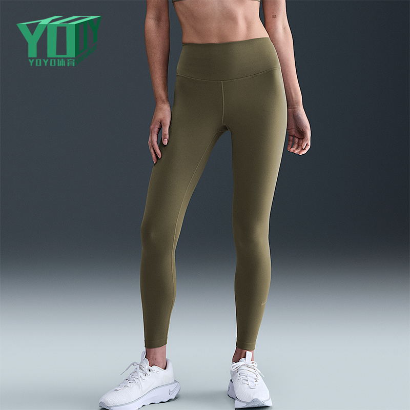 Nike/耐克正品2025秋季款女士瑜伽松紧腰紧身高腰长裤FN3233-222