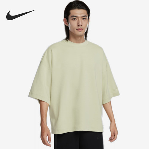 Nike/耐克正品运动男士针织上衣宽松圆领短袖T恤FZ7582-371