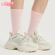 阿迪达斯正品 CREW SOCK女士经典 Adidas 中筒针织袜子一双装 KR0342