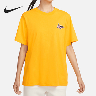 耐克正品 T恤FD2548 新款 短袖 739 女士字母印花时尚 Nike