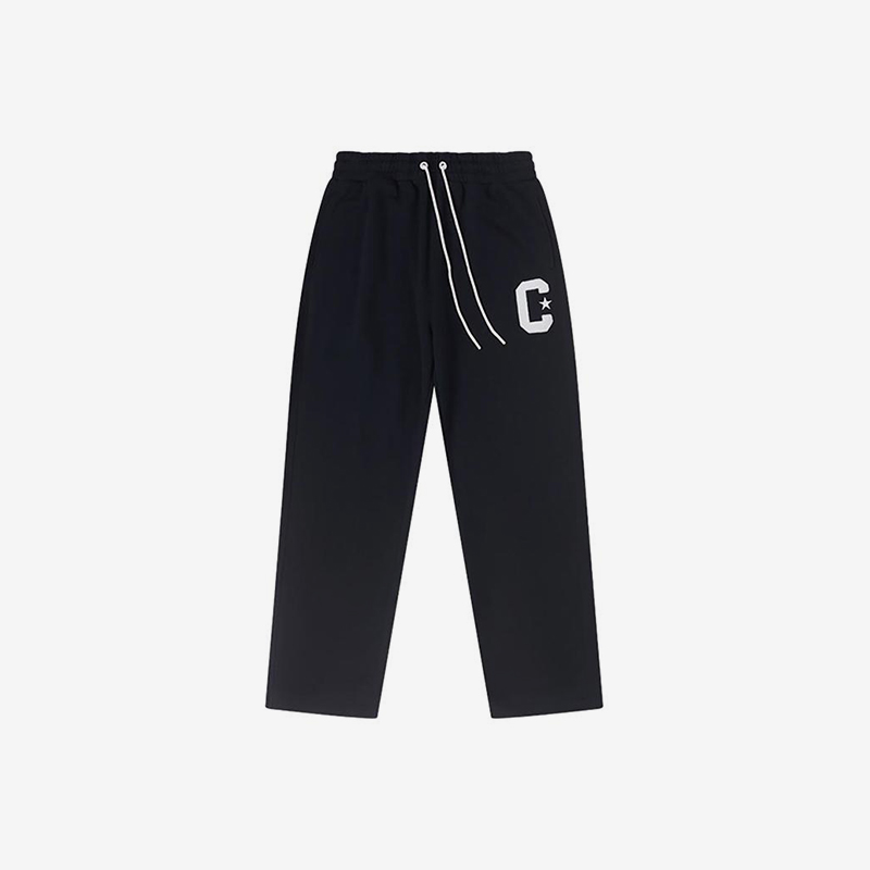 Converse/匡威正品2025新款男子纯色中腰直筒长裤10026554-A01