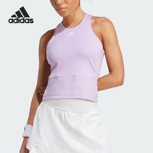 Adidas/阿迪达斯正品2025夏季款女士修身网球透气背心JW2991
