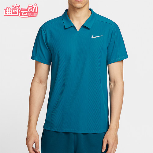Nike/耐克正品NikeCourtSlamDri-FITADV网球经典POLO衫HM6753-301