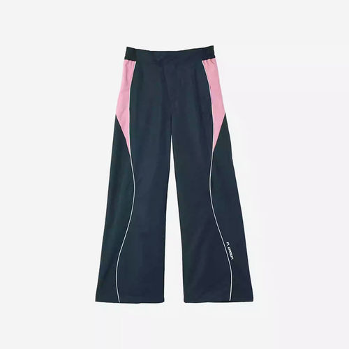 Puma/彪马正品2025冬季款女士拼接刺绣阔腿运动长裤631086-69