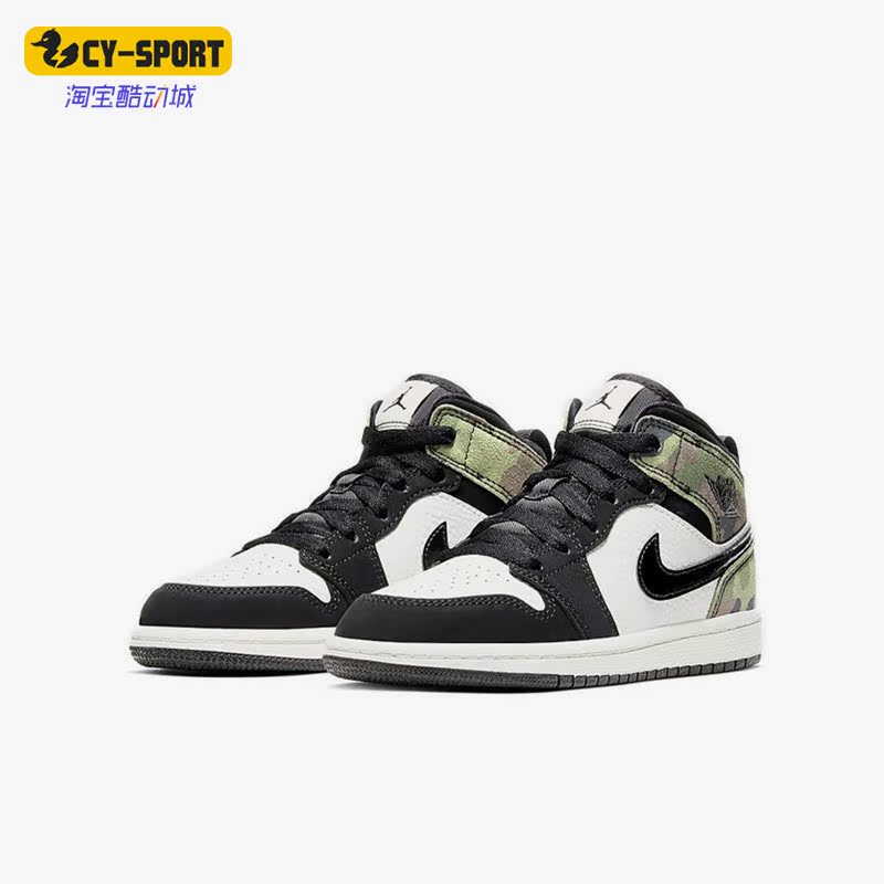 Nike/耐克正品Air Jordan 1大童系带运动休闲鞋CW5560-001