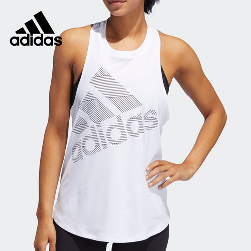 Adidas/阿迪达斯正品女子夏季透气训练运动无袖背心 EB4544