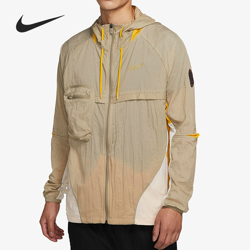 耐克男子连帽跑步夹克外套
