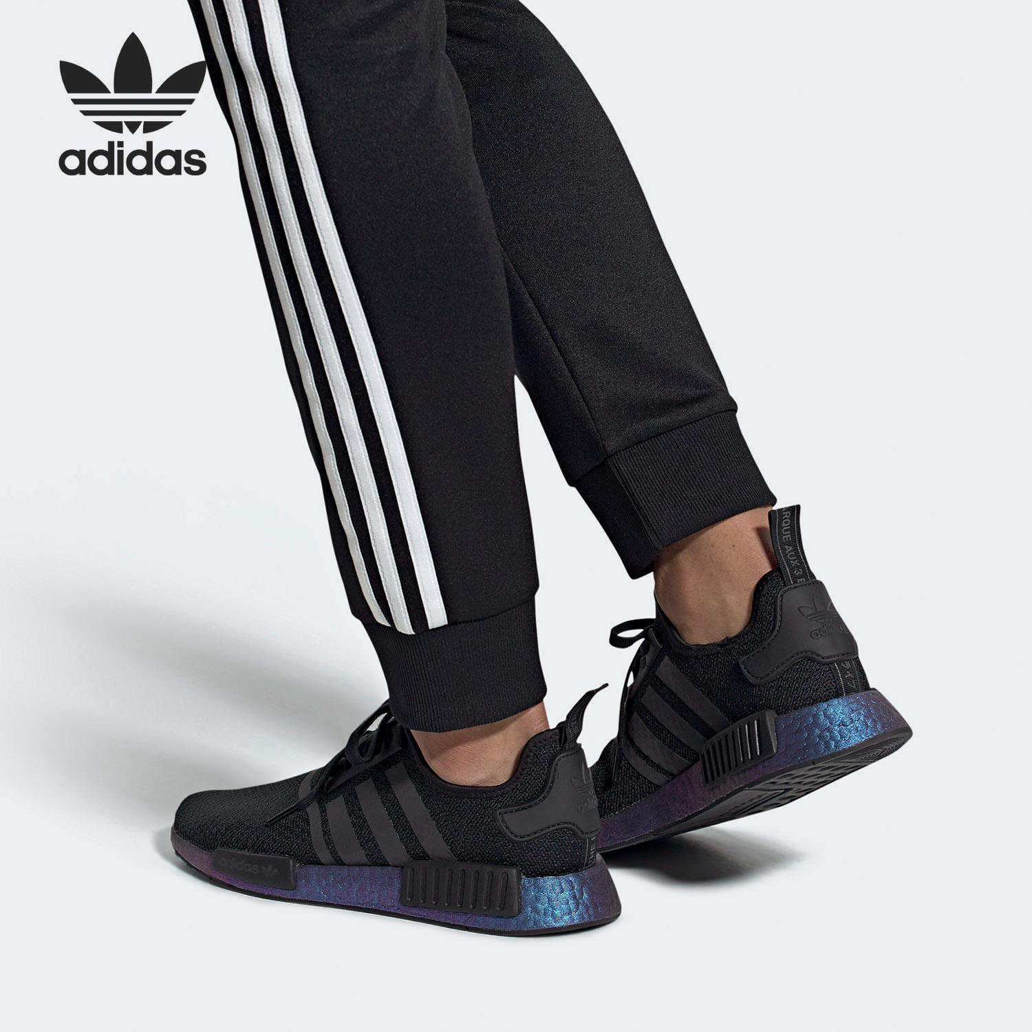Adidas/阿迪达斯正品春季三叶草NMD_R1 男子经典运动鞋FV3645