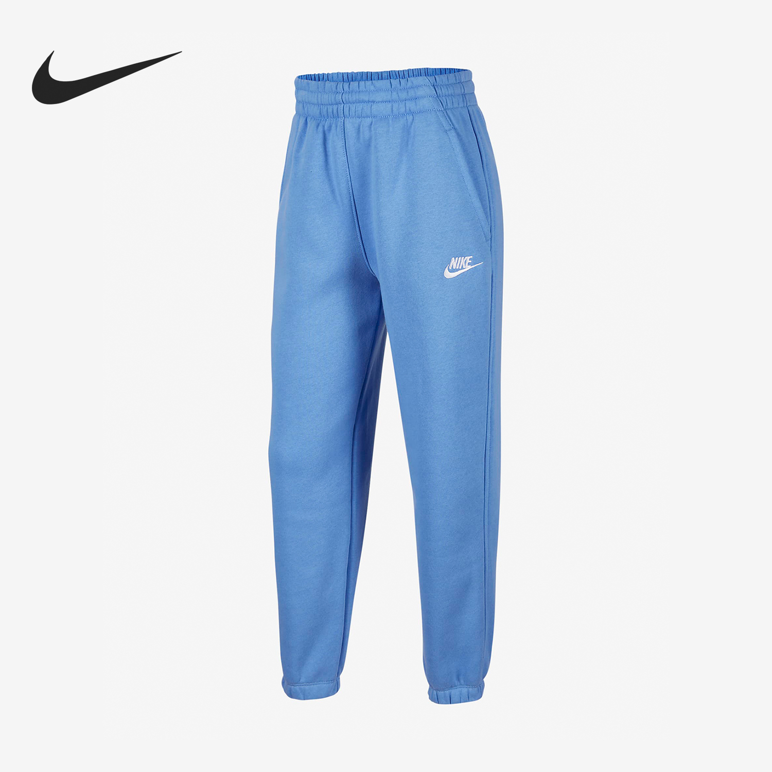Nike/耐克正品2025大童束脚运动休闲加绒针织长裤FD2933-450