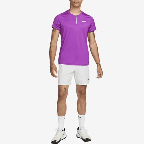 Nike耐克正品网球男士透气修身半开襟POLO领短袖T恤DD8321-551