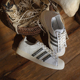 阿迪达斯正品 三叶草 Superstar Adidas 男女低帮板鞋 HQ7011