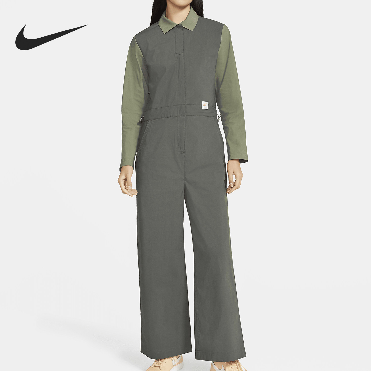 Nike/耐克正品当季新款女子舒适训练运动休闲连衣套装DC6766