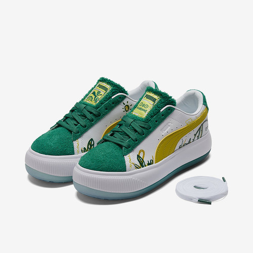Puma/彪马正品Suede Mayu女子时尚厚底耐磨休闲板鞋388595