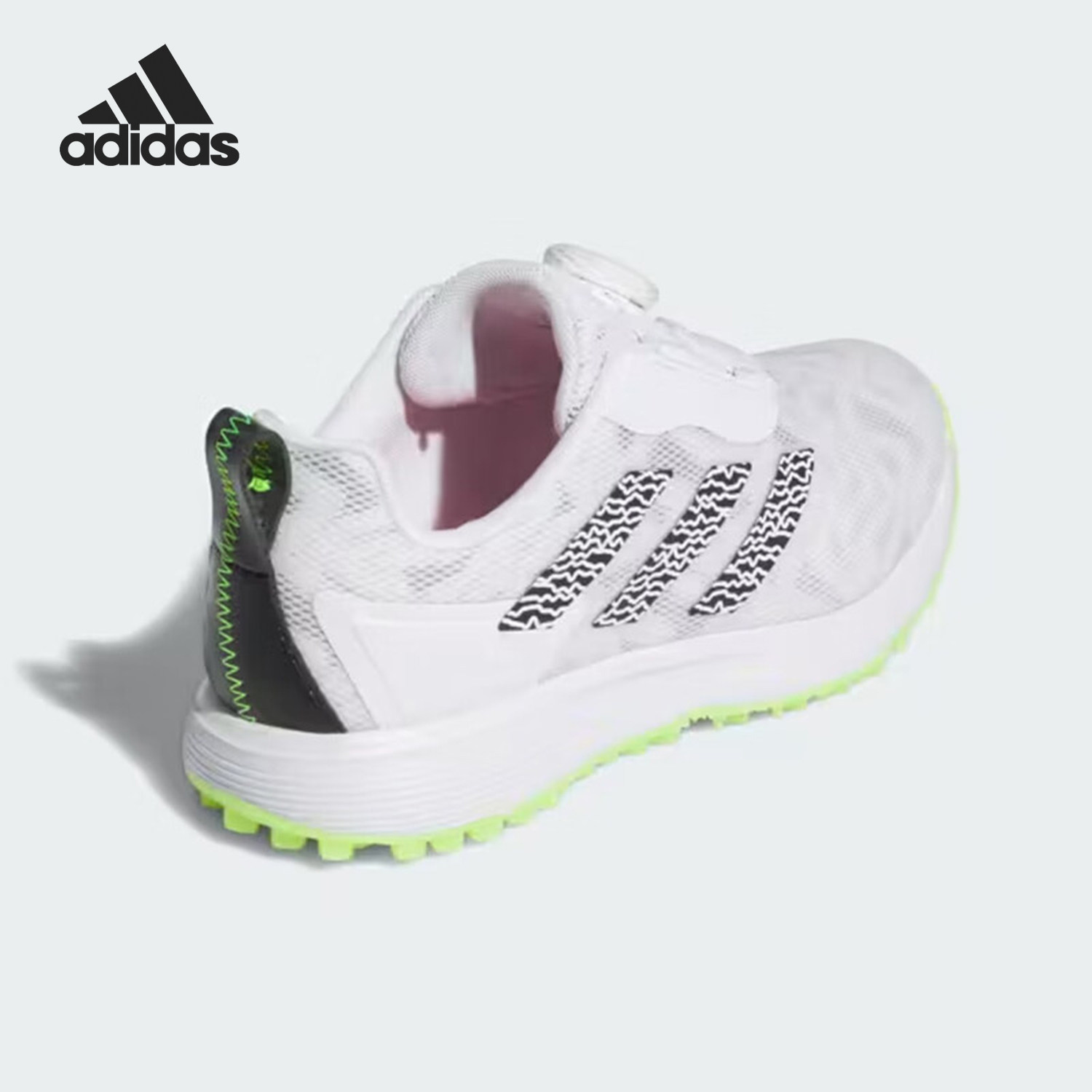 Adidas/阿迪达斯正品CODECHAOS儿童旋钮扣高尔夫球鞋IG8770